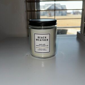 BEACH WEATHER bath and body works single wick
